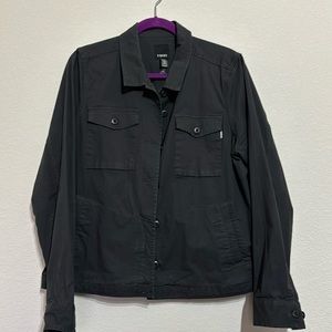 VUORI Ripstop Jacket Button Down Charcoal XL